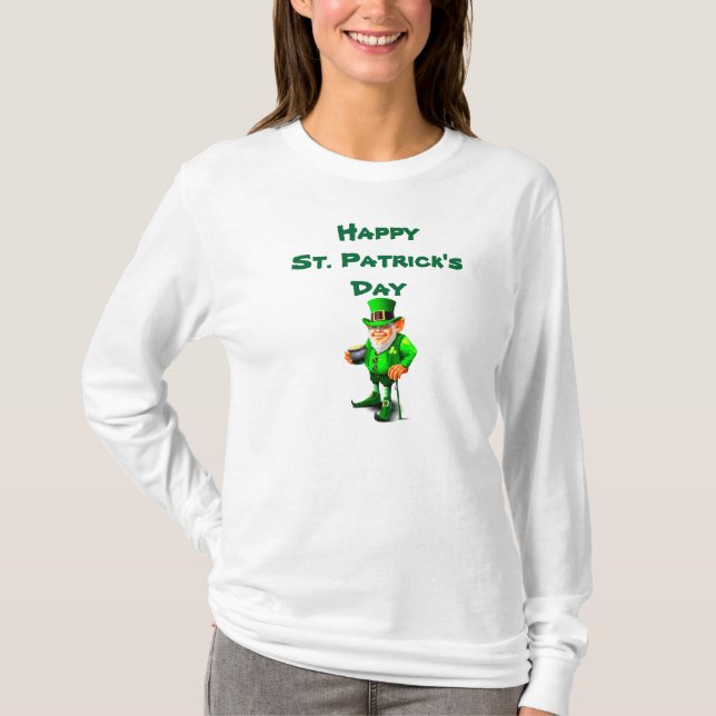 ST. PATRICK'S DAY LEPRECHAUN top (Front)