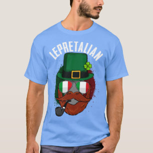 St Patricks Day Lepretalian Irish Italian T-Shirt