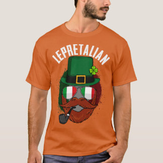 St Patricks Day Lepretalian Irish Italian T-Shirt
