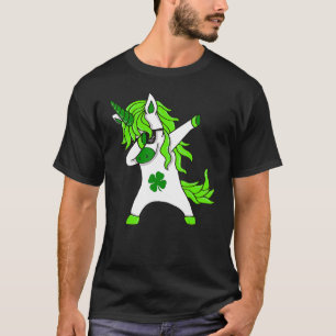 St Patricks Day Lepricorn Dabbing Unicorn T-Shirt