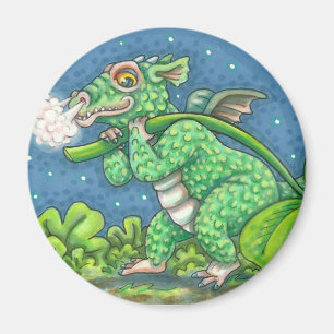 ST. PATRICK'S DAY LITTLE IRISH DRAGON FANTASY MAGNET