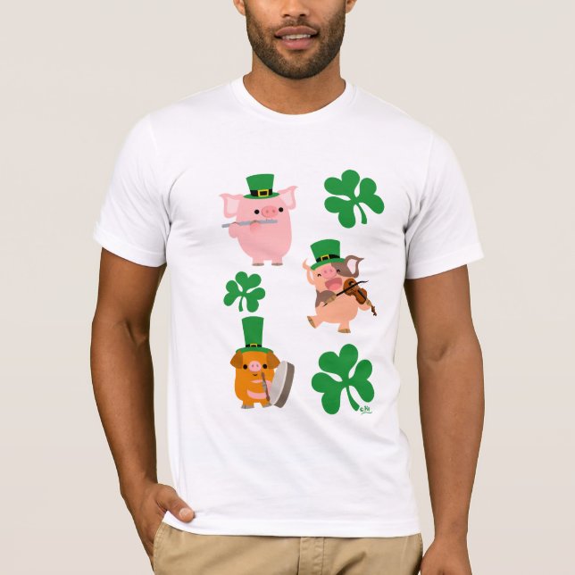 St Patrick's Day little musicians T-shirt (Front)