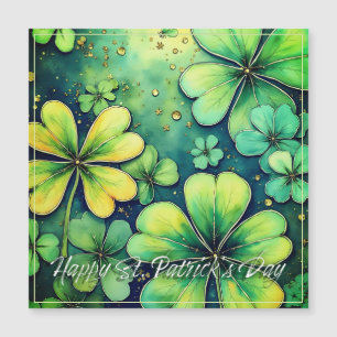 St. Patrick's Day Luck - Watercolor Shamrocks 🍀✨