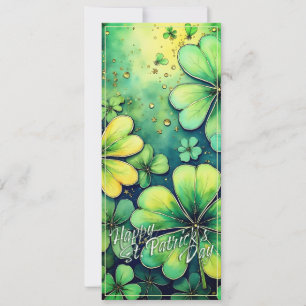 St. Patrick's Day Luck - Watercolor Shamrocks 🍀✨