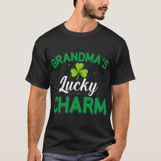 St. Patricks Day Lucky Charm Clover  T-Shirt