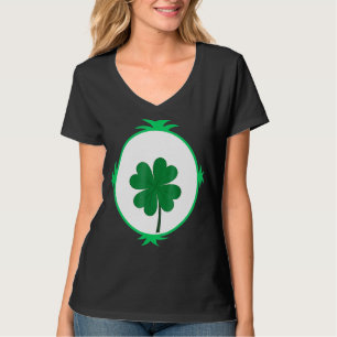 St Patrick's Day Lucky Cute Irish Shamrock Green L T-Shirt