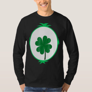 St Patrick's Day Lucky Cute Irish Shamrock Green L T-Shirt