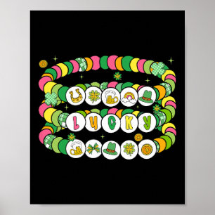 St. Patrick's Day Lucky Friendship Bracelet Girl W Poster