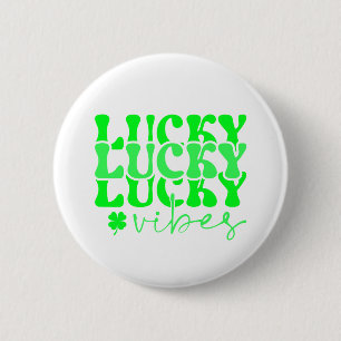 St Patrick's Day Lucky greenstylish 6 Cm Round Badge