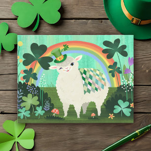 St. Patrick's Day Lucky Lamb Postcard