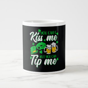 St Patrick's Day Lucky Shamrock Large Coffee Mug