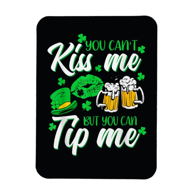 St Patrick's Day Lucky Shamrock  Magnet (Vertical)