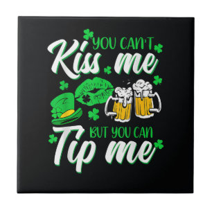 St Patrick's Day Lucky Shamrock Tile