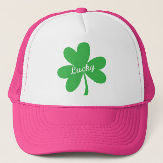 St. Patrick's Day Lucky Shamrock Trucker Hat
