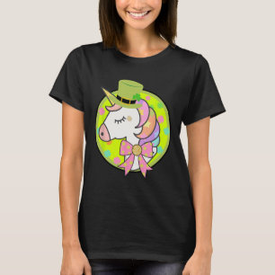 St. Patricks Day Magical Unicorn Shrit  T-Shirt