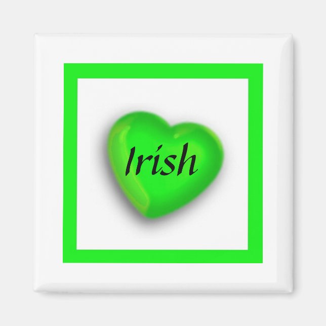 St Patrick's Day Magnet (Front)