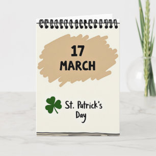 St Patricks Day March 17 Card