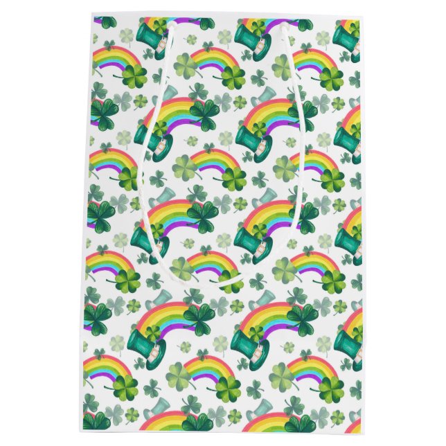St Patricks Day Medium Gift Bag (Back)
