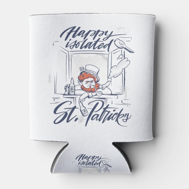 St Patricks Day Meme Can Cooler (Front)