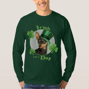 St. Patrick's Day Min Pin T-Shirt