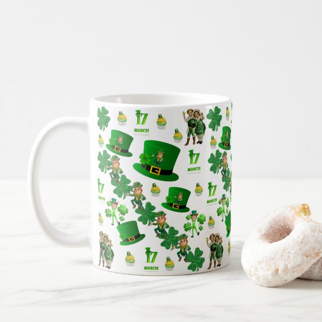 St. Patrick's Day Mug (With Donut)