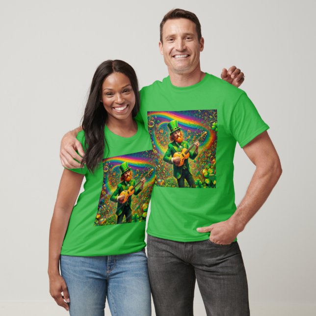 St Patricks Day Music T-Shirt (Unisex)