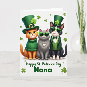 St Patricks Day Nana Card