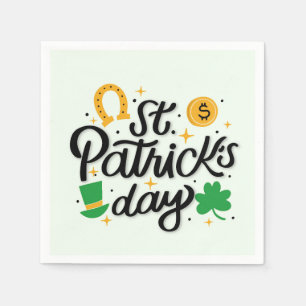 St Patricks Day Napkin