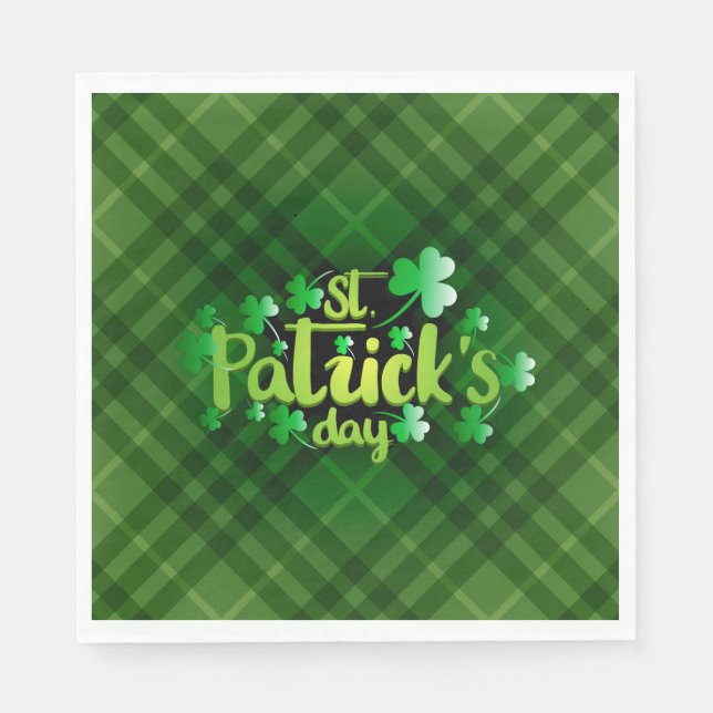St Patrick's Day Napkins (Front)