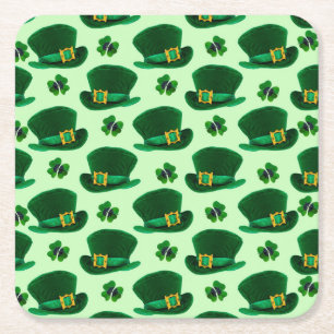 St Patrick's Day Napkins Square Paper Coaster