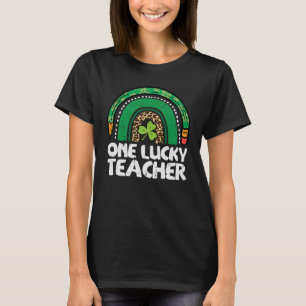 St Patricks Day One Lucky Teacher Saint Paddys Iri T-Shirt