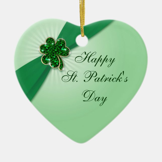 St. Patrick's Day Ornament (Front)