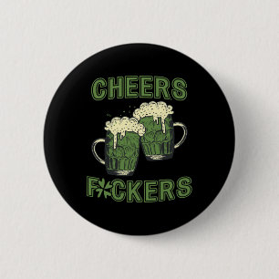 St Patricks Day Outfit Cheers Ers Drink Beer Irish 6 Cm Round Badge