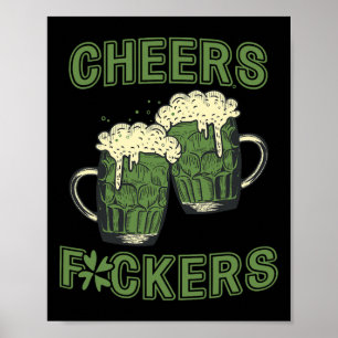 St Patricks Day Outfit Cheers Ers Drink Beer Irish Poster
