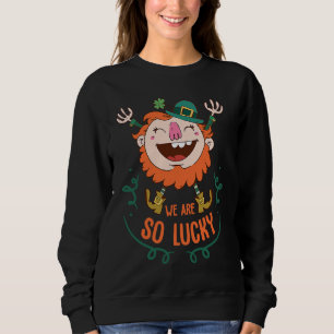 St Patrick's Day Outfit  We have Glück Sweatshirt