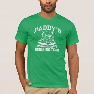 St. Patrick's Day Paddy's Drinking Team Bulldog T-Shirt