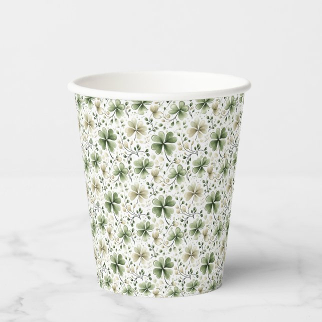 St. Patrick's Day Paper Cups (Front)
