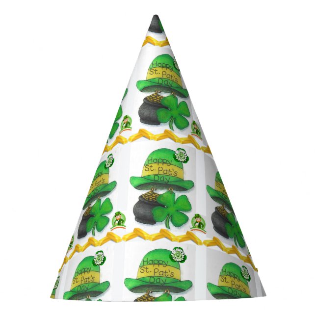 St. Patrick's Day Paper Hat (Front)
