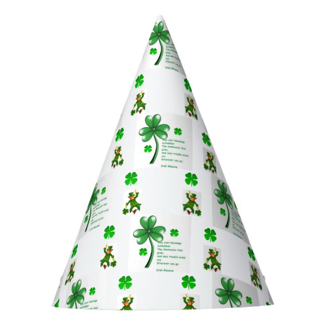 St. Patrick's Day Paper Hat (Front)
