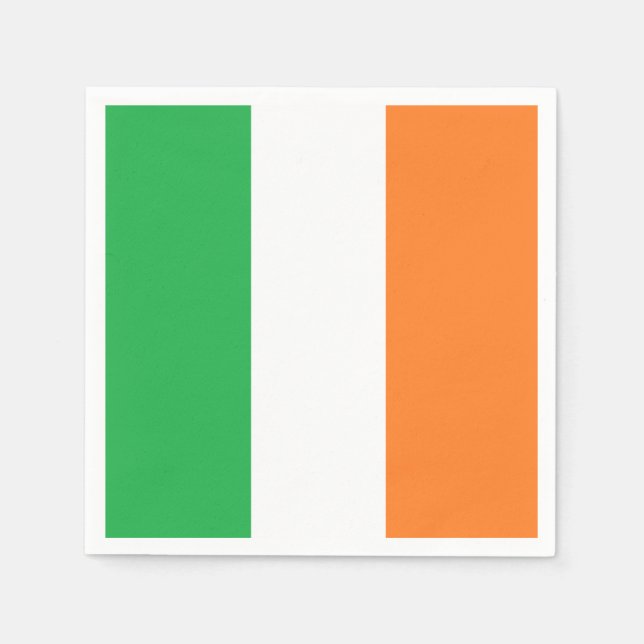 "St. Patrick's Day" Paper Napkins (Front)