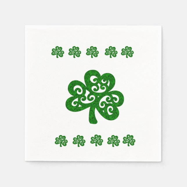 St. Patrick's Day Paper Napkins (Front)