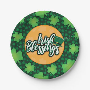 St Patrick's Day Paper Plate