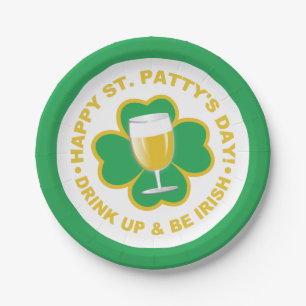 St. Patrick's Day paper plates