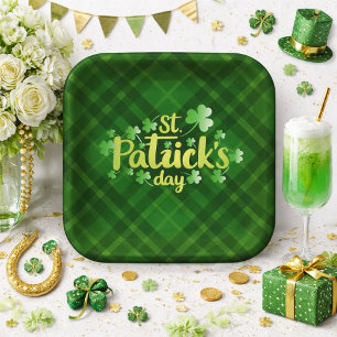 St Patrick's Day Paper Plates