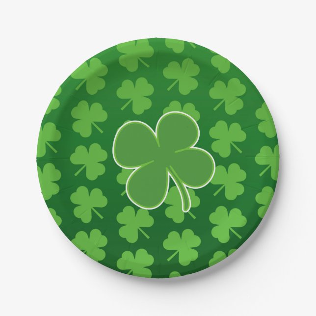 St. Patrick's Day Paper Plates (Front)