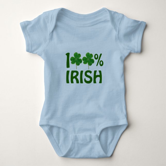St. Patricks Day Parade South Side Chicago Baby Bodysuit (Front)