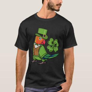 St Patricks Day Parrot I Fischers Lovebird T-Shirt