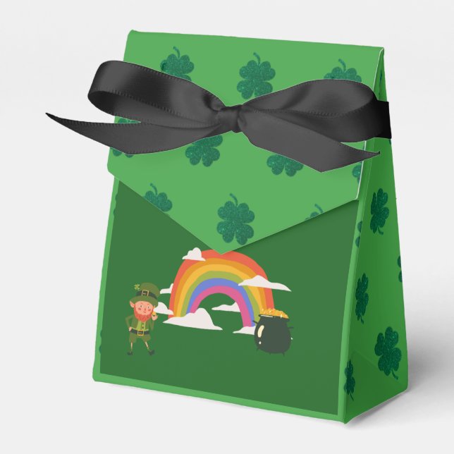 St. Patrick's Day Party Favour Box (Front Side)