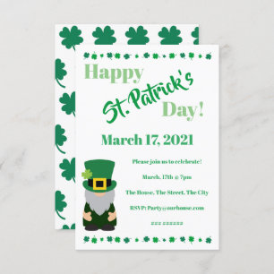 St Patricks Day Party Gathering Invitation