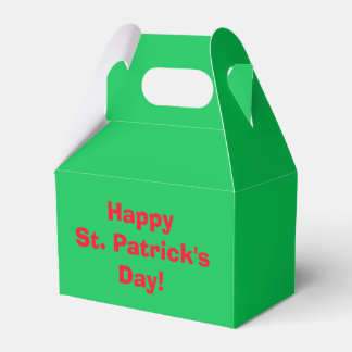 St. Patrick's Day Party Green Red 4Polly Favour Box